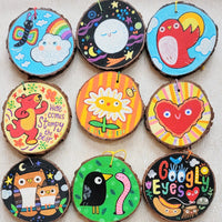 Caspar Babypants Hand Painted Ornaments