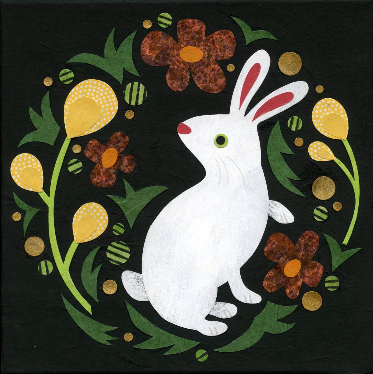 rabbit folk art